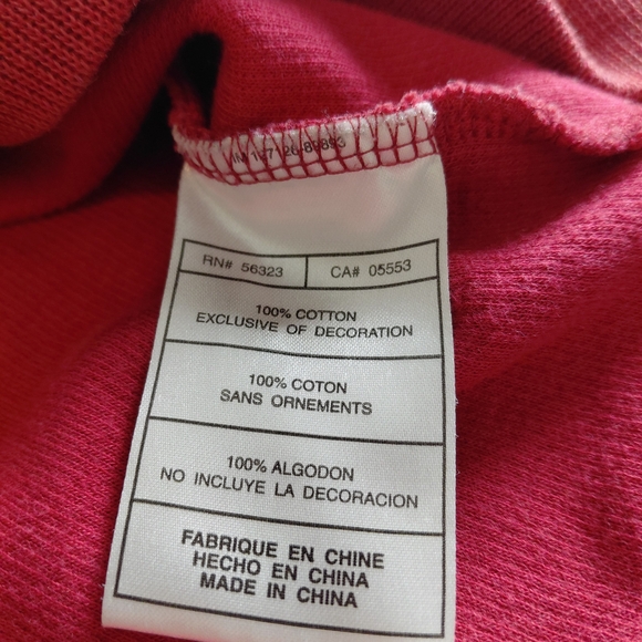 Tiger Woods Men's Quarter Zip-Up Pull Over Sweater in Rustic Red Size M - Picture 4 of 5